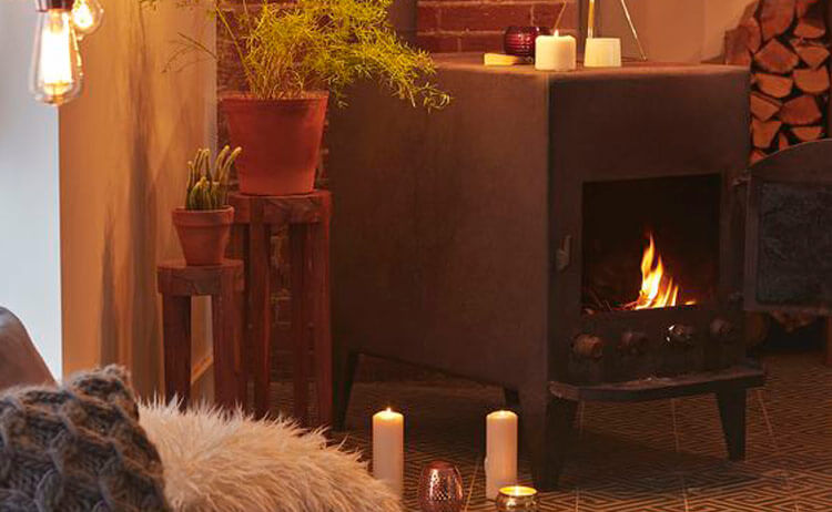 chimenea interior